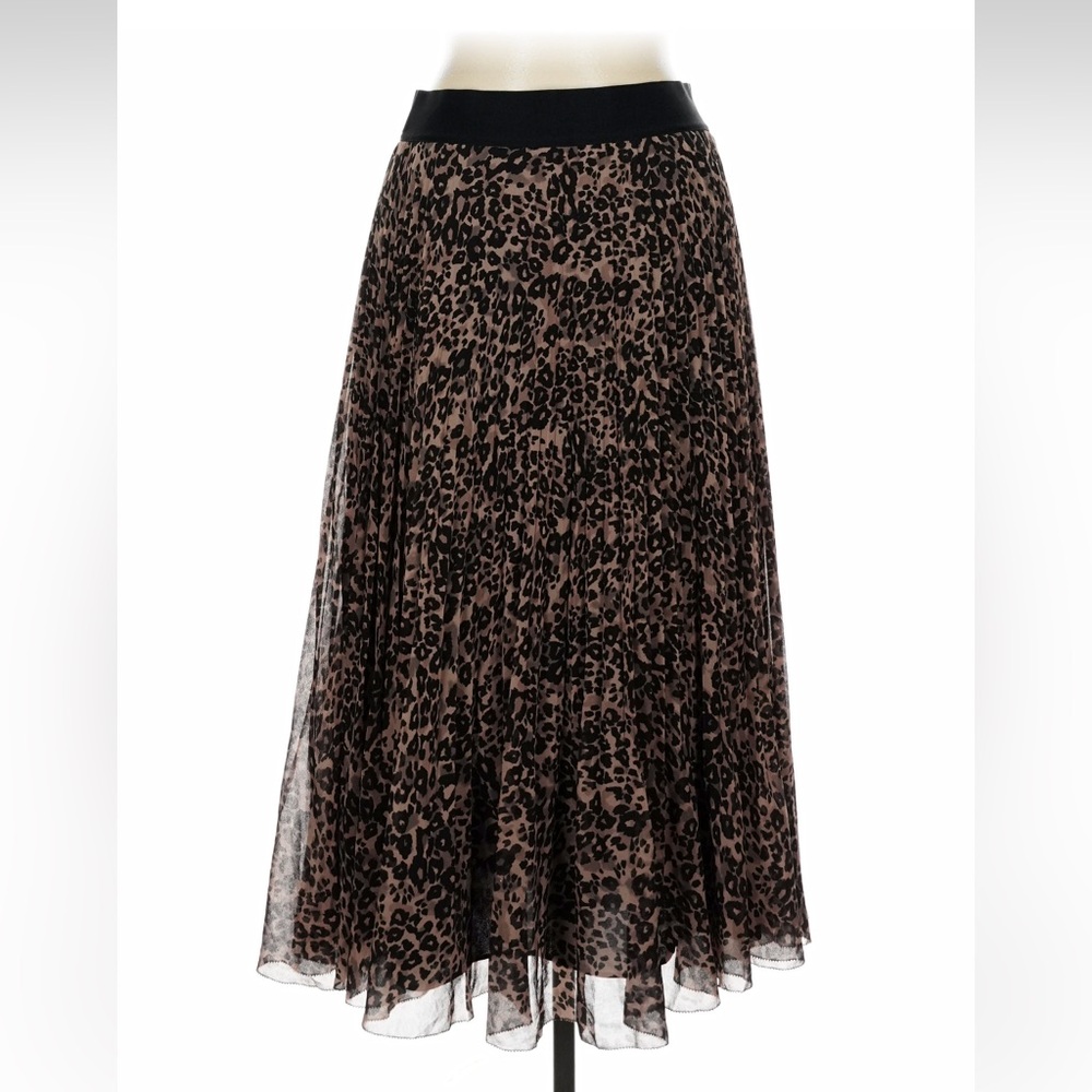 NWOT Aritzia Wilfred New Twirl Skirt with Leopard Print Size L - limited edition - Picture 4 of 5